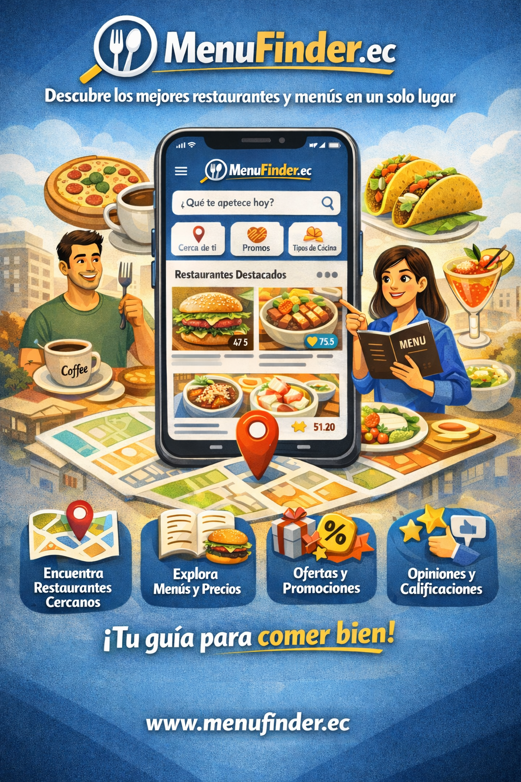 Menu Finder App Interface